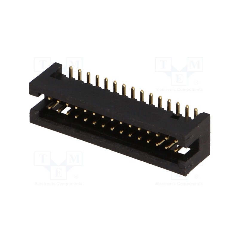 1 pcs x CONNFLY - DS1031-14-30S8B - Socket, IDC, male, PIN: 30, straight, SMT, gold flash, 1.27mm