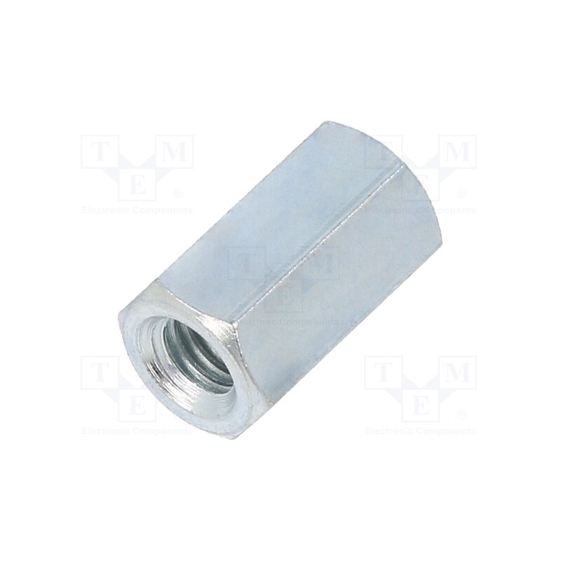 10 pcs x BOSSARD - 1543709 - Screwed spacer sleeve, 14mm, Int.thread: M5, steel, zinc