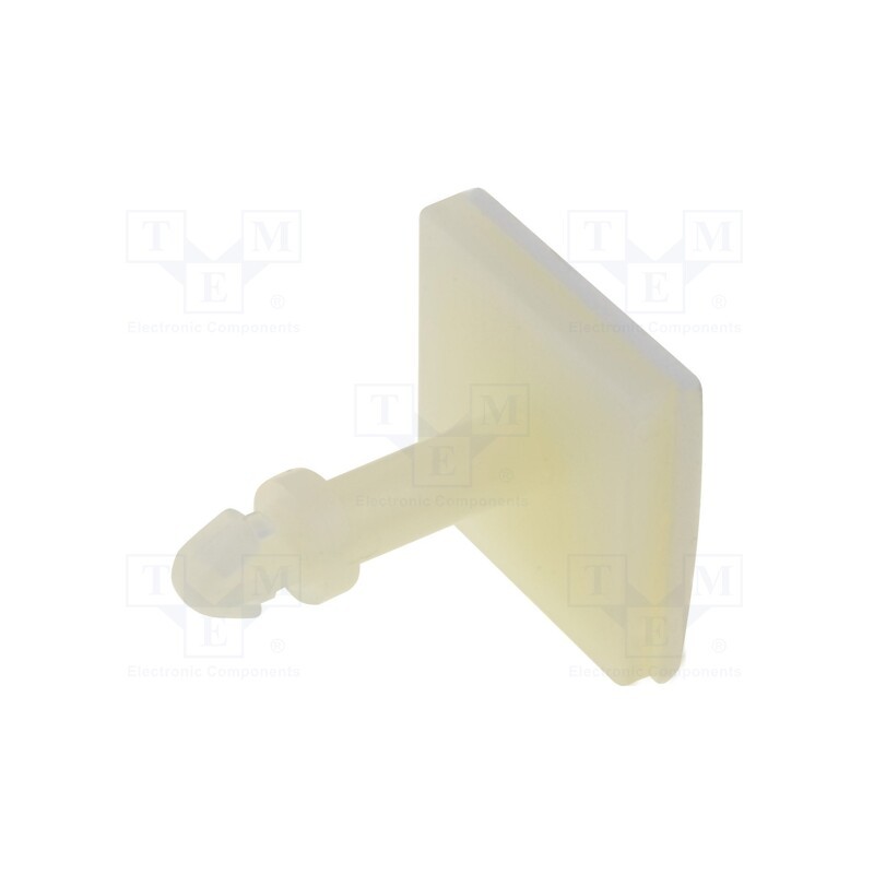 10 pcs x FIX&FASTEN - FIX-FSS-12.7 - PCB distance, polyamide, L: 12.7mm, self-adhesive, natural