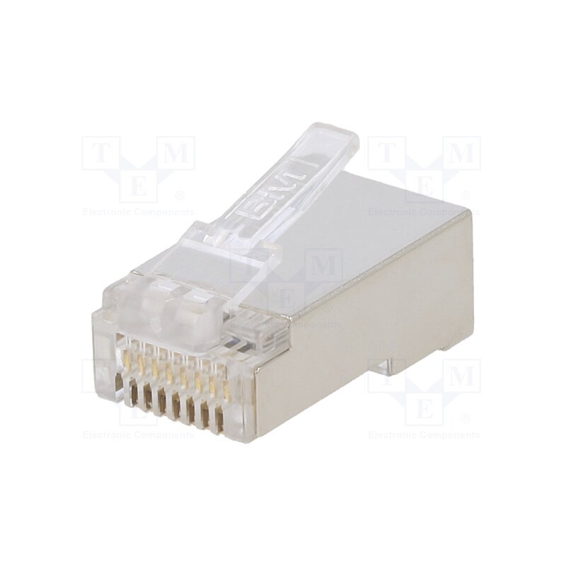 1 pcs x BM GROUP - BM01069 - Plug, RJ45, PIN: 8, Cat: 5e, shielded, Layout: 8p8c, for cable