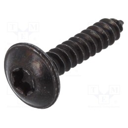1 pcg x ROMIX - 59221 - Screw, 100pcs, 19mm, steel, black, Thread: 3,9