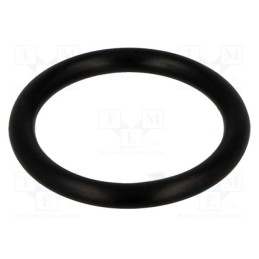 10 pcs x FIX&FASTEN - FIX-OR-21.3 -AS - O-ring gasket, NBR rubber, Thk: 3mm, Øint: 21.3mm, black