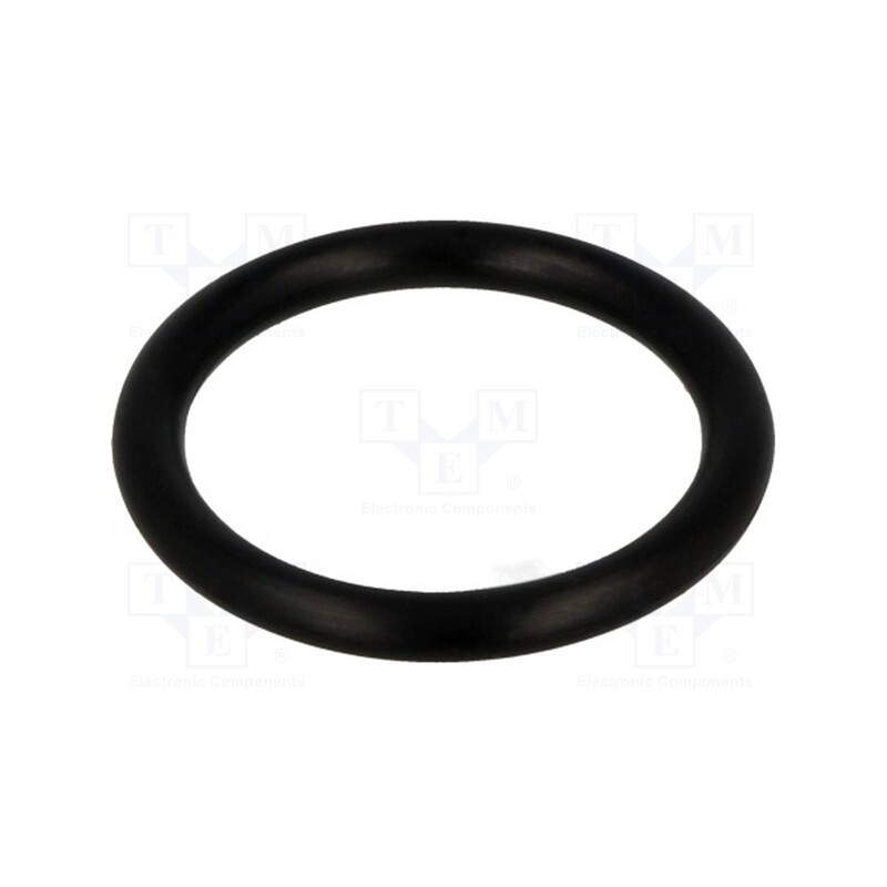 10 pcs x FIX&FASTEN - FIX-OR-21.3 -AS - O-ring gasket, NBR rubber, Thk: 3mm, Øint: 21.3mm, black