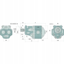 Hydraulic tipping pump HDS Kipra 82cm3