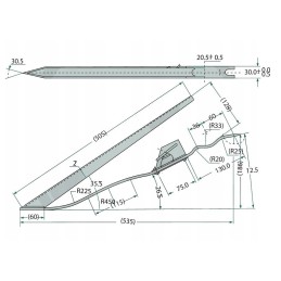 John Deere Deutz Fahr grain lifter