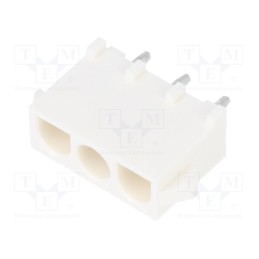 1 pcs x MOLEX - 367570142 - Socket, wire-board, male, MLX, 6.35mm, on PCBs, PIN: 3, Layout: 1x3