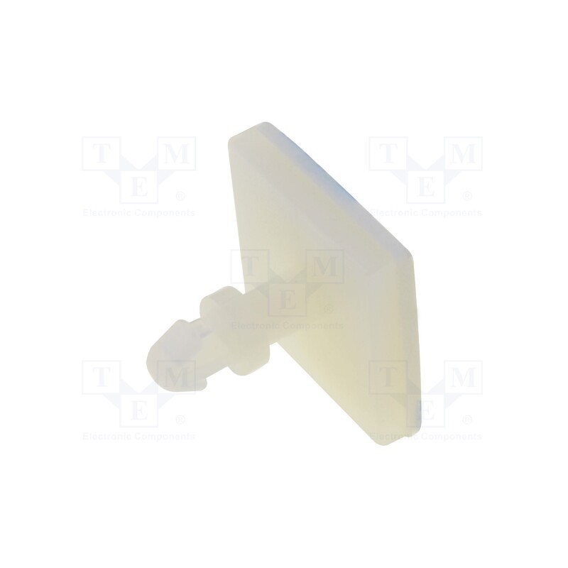 10 pcs x FIX&FASTEN - FIX-FSS-8 - PCB distance, polyamide, L: 8mm, self-adhesive, natural, UL94V-2