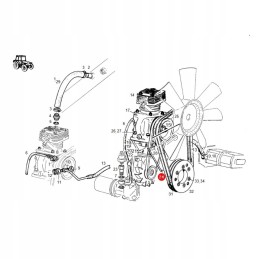 Fendt h178880010010 compressor mounting console