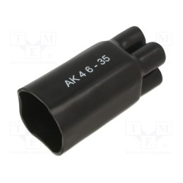 1 pcs x RADPOL - TKP4K035161205C1 - Cable breakout, 35/12mm, black, Diam.after shrinking: 16/5mm, AK