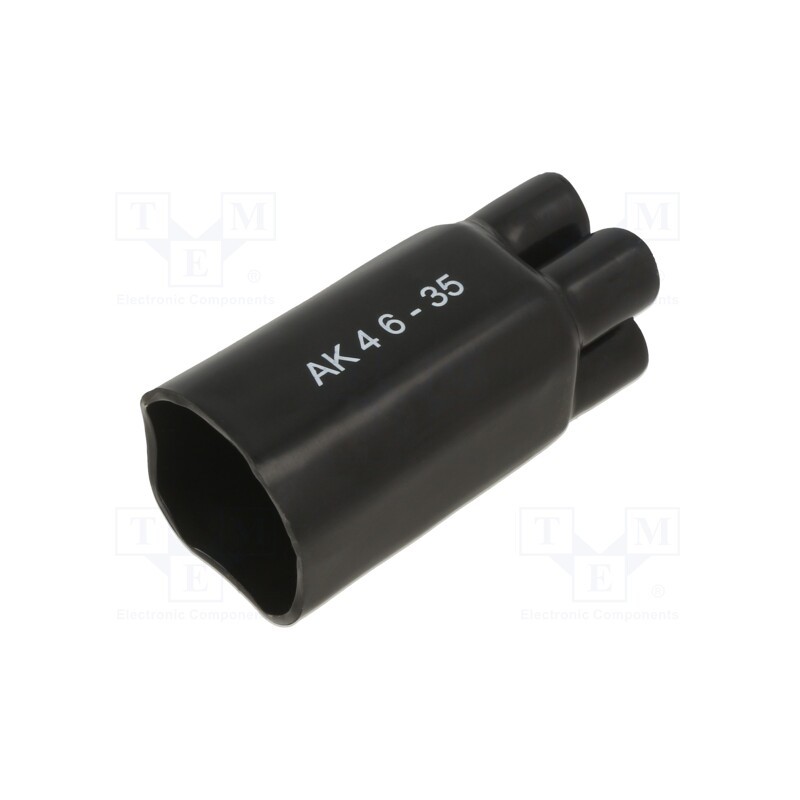 1 pcs x RADPOL - TKP4K035161205C1 - Cable breakout, 35/12mm, black, Diam.after shrinking: 16/5mm, AK