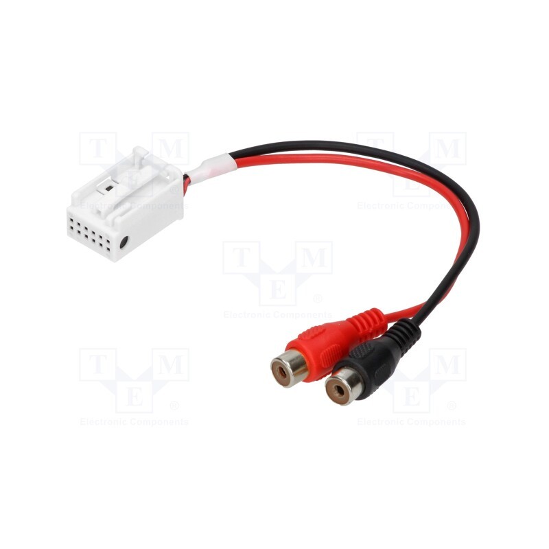 1 pcs x 4CARMEDIA - AUX-AUDI.01-RCA - Aux adapter, RCA, Audi