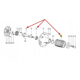 173600 0 engine output drive kit
