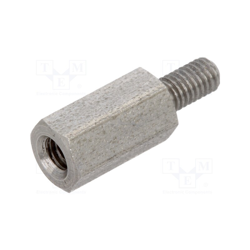 10 pcs x DREMEC - 244X10 - Screwed spacer sleeve, 10mm, Int.thread: M3, Ext.thread: M3