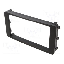 1 pcs x ACV - 281200-03-0 - Radio frame, Mitsubishi, 2 DIN, black