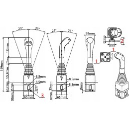 Distributor 80l joystick 2p set 4 sec to turn