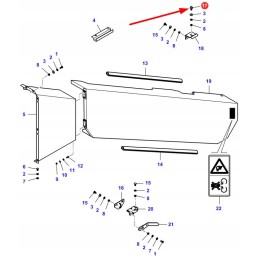 La322171950 shaker mounting screw