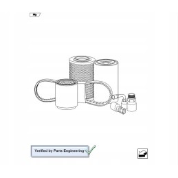 Carbon filter new holland 5097838 87603874 cnh