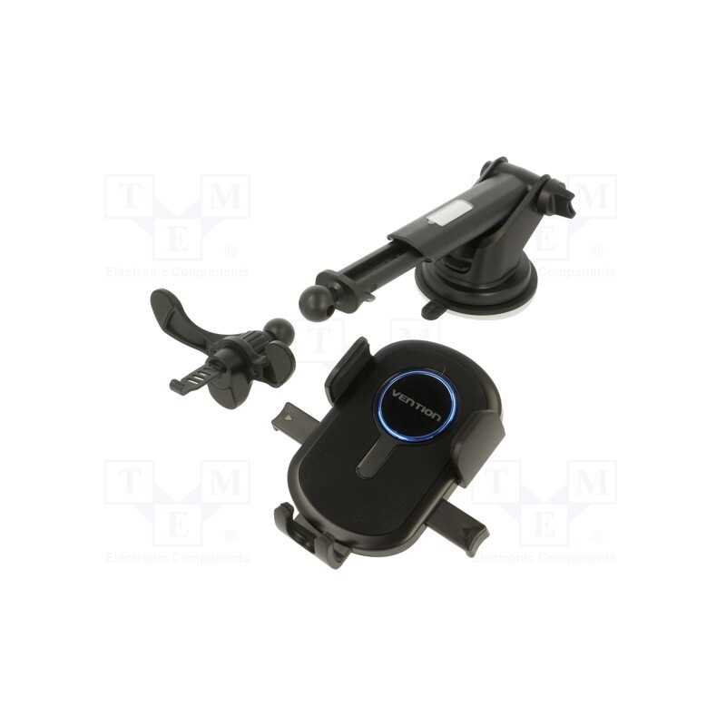 1 pcs x VENTION - KCVB0 - Car holder, black, air vent,for dashboard,for windscreen