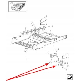 B102986 rubber bumper 14 x 40 x 39 mm