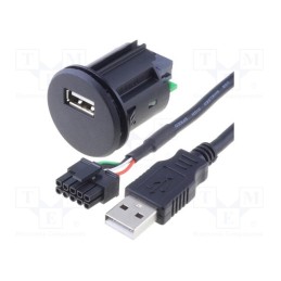 1 pcs x PER.PIC. - C0005-USB - Extender, USB A socket, 0.9m