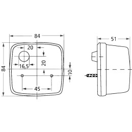 Front lamp direction position case deutz jd ford