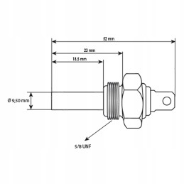 Landini water temperature sensor 1877731m92 Polish