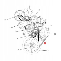 Toothed belt fendt x696623600000 gates 0172214d