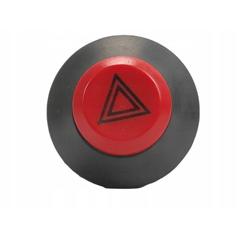 Round red emergency control switch