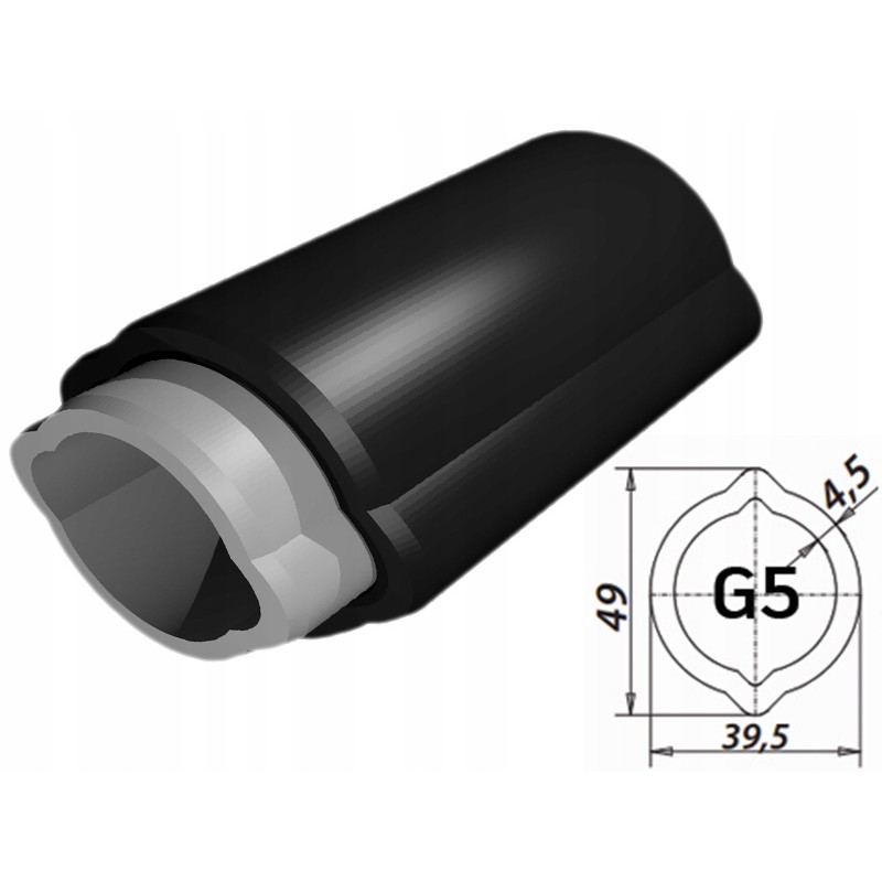 PTO shaft pipe lemon g5 internal 50cm