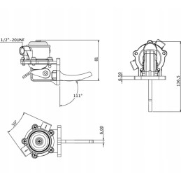 The Kramp fuel pump fits into the case