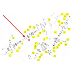 100516835 gear shaft bushing
