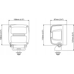 Nordic lights scorpius pro 445 12 24v wflood lamp
