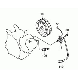 Wacker wm410 spark plug bp5es ngk 0203788