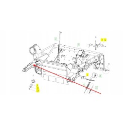 101786742 discharge pipe hydraulic cylinder