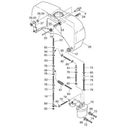 Hatz 1b20 1b30 1b40 fuel filter replacement sn24632