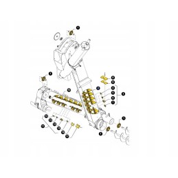 New Holland CX Grain Chain 47961233 84200065