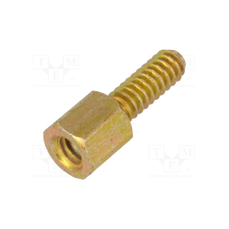 1 pcs x TE Connectivity - 5205818-2 - Threaded head screw, Thread len: 7.9mm, Thread: UNC 4-40