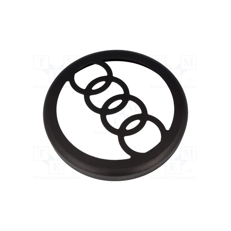 1 pcs x BASSER - GRL10AUDI - Loudspeaker grille, MDF, 250mm, Int.height: 32mm