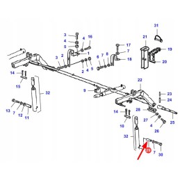 La321023050 reel frame spacer