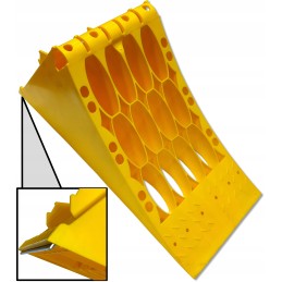 Wheel chock lock, wheel 201 mm E53, with metal insert