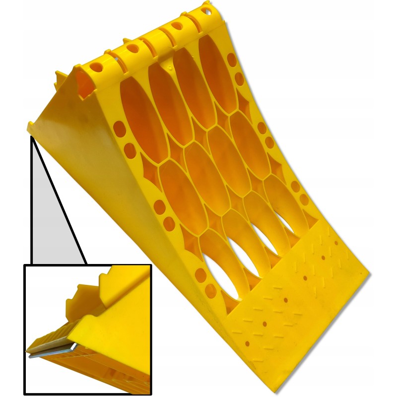 Wheel chock lock, wheel 201 mm E53, with metal insert