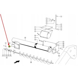 605897 01 rubber cover for the non-flight outlet