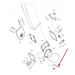 La322031550 grain elevator pin