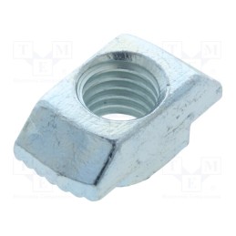10 pcs x FATH - 096H10830 - Nut, for profiles, Width of the groove: 10mm, steel, zinc, T-slot