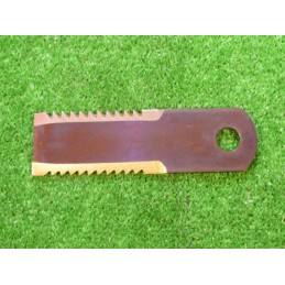 Movable forage harvester knife 89510635 toothed 4mm rasspe