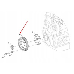 V0069021 crankshaft pulley