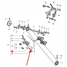 La321822050 grain elevator blade