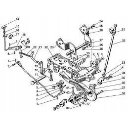 Washer for the Mtz 82 Pronar Belarus hitch bolt