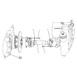 Cross shaft c d1 cat 1179887 nex