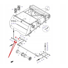 La322171050 feeder chain adjustment sleeve